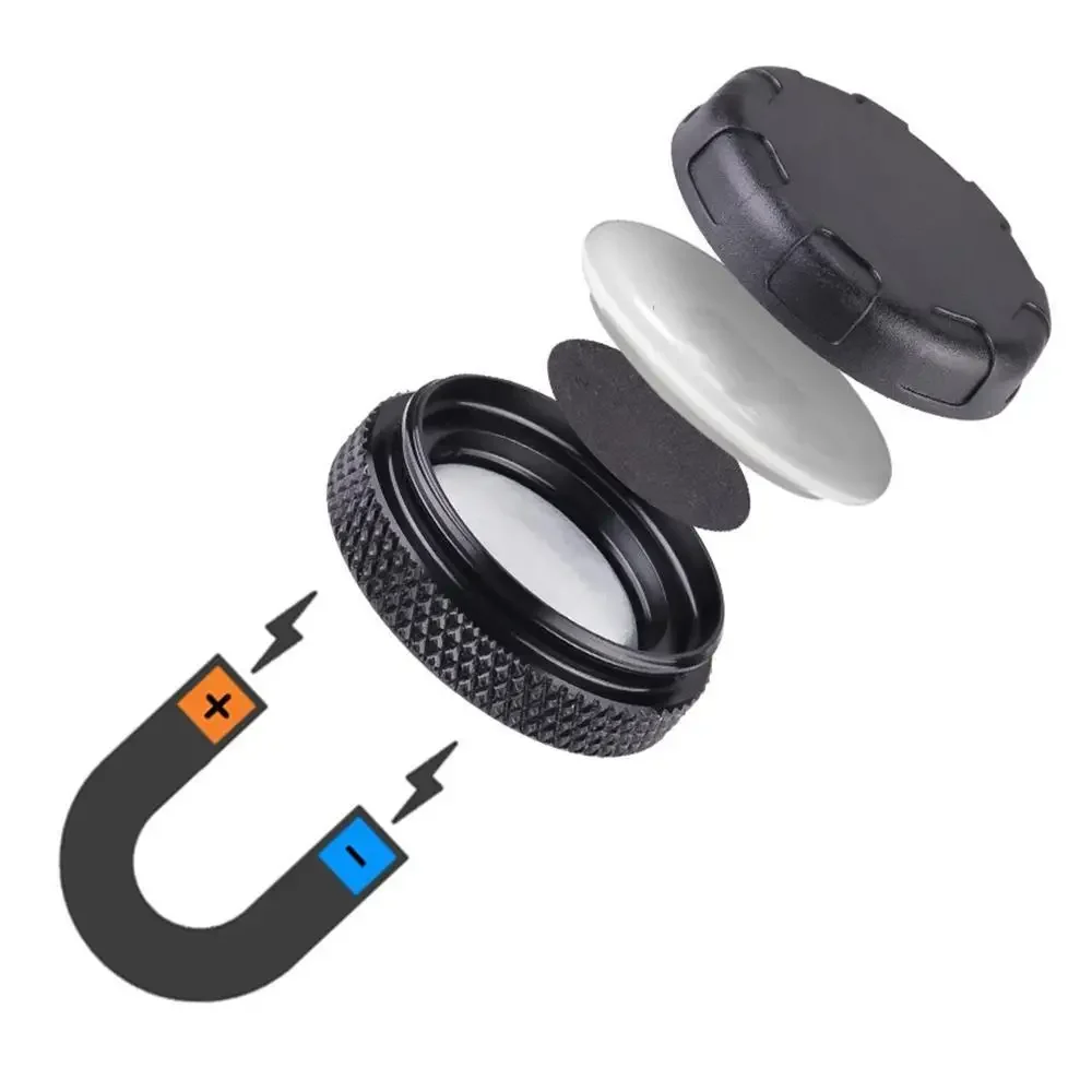 Per Airtag Custodia Protettiva Copertura In Metallo Aspirazione Magnetica Per Air Tag Holder Car Bike Moto Gps Tracker Per Airtag Apple