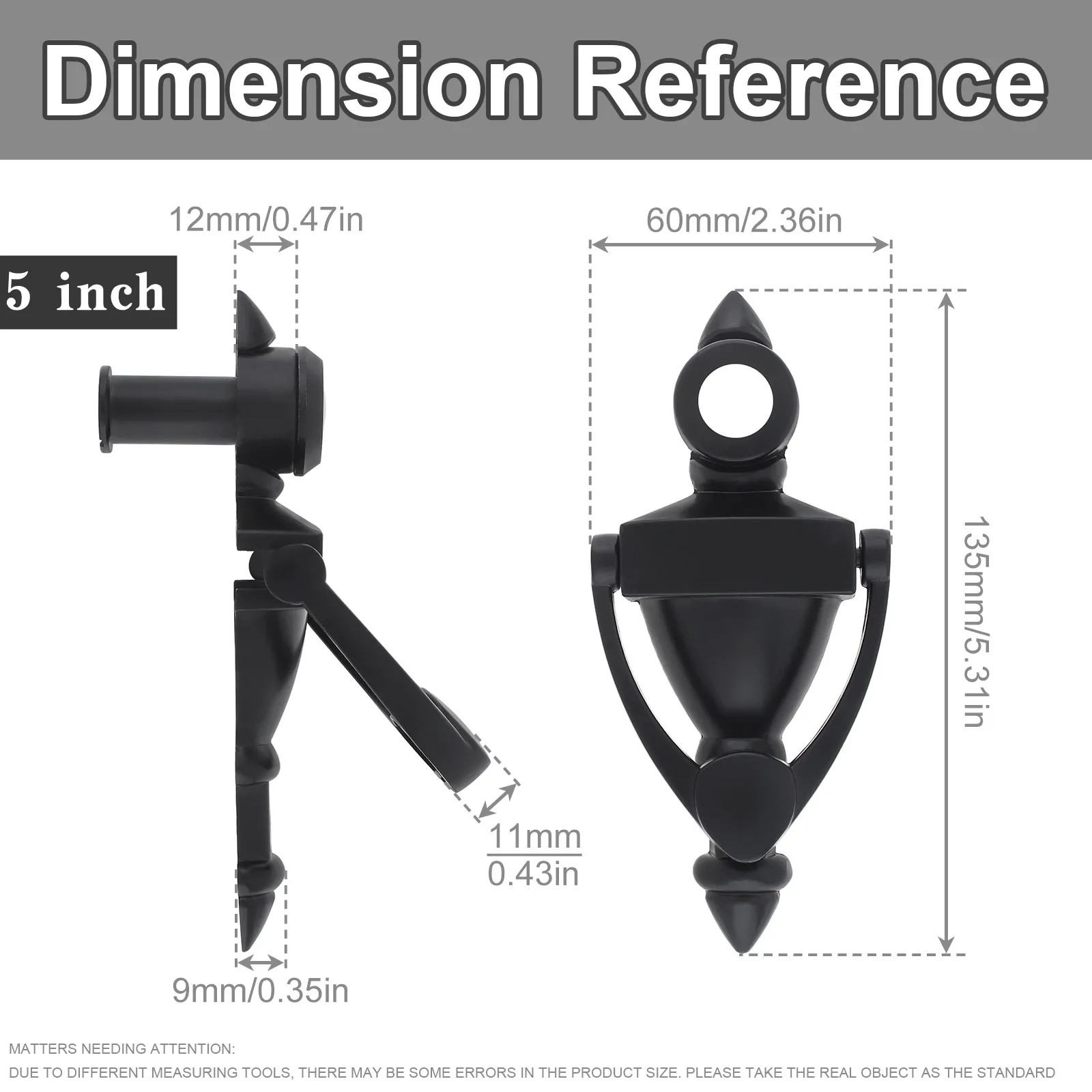 5/6 Inch Door Knocker With 180 Degree HD Viewer