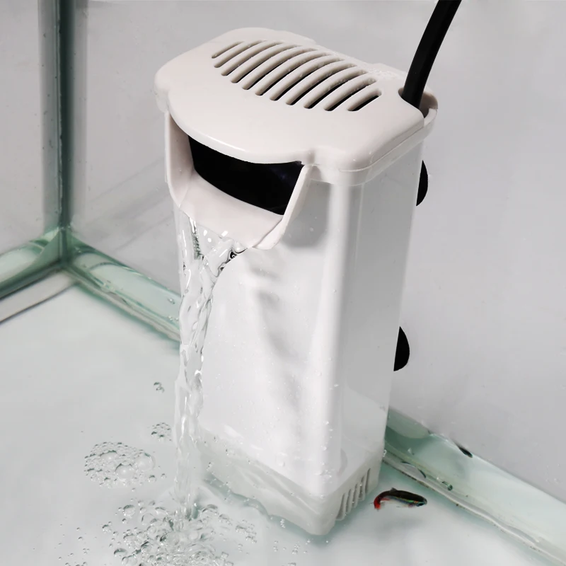 3W 200L/H Waterfall Aquarium Filter Pump Turtle Fish Tank Low Water