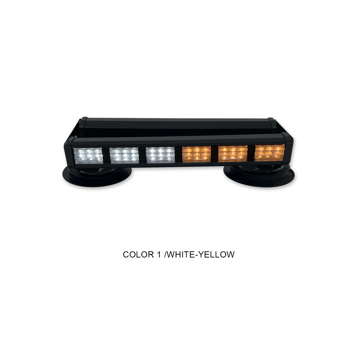LED Light Bar Double Row Car Flash Middle Net Light Led Car Warning Ceiling Bumper Light Work Signal