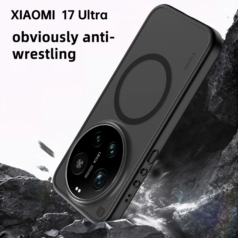 Magsafe Matte Shockproof Magnetic Armor Wireless Charging Case