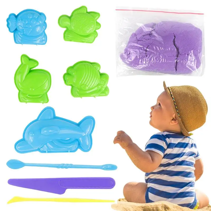 

Игрушечный песок для детей, интерактивный игровой набор с песком, для газона, пляжа, двора, детского сада