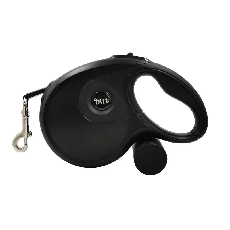 5m 8m Retractable Dog Roulette Leash With Poop Bag For Small