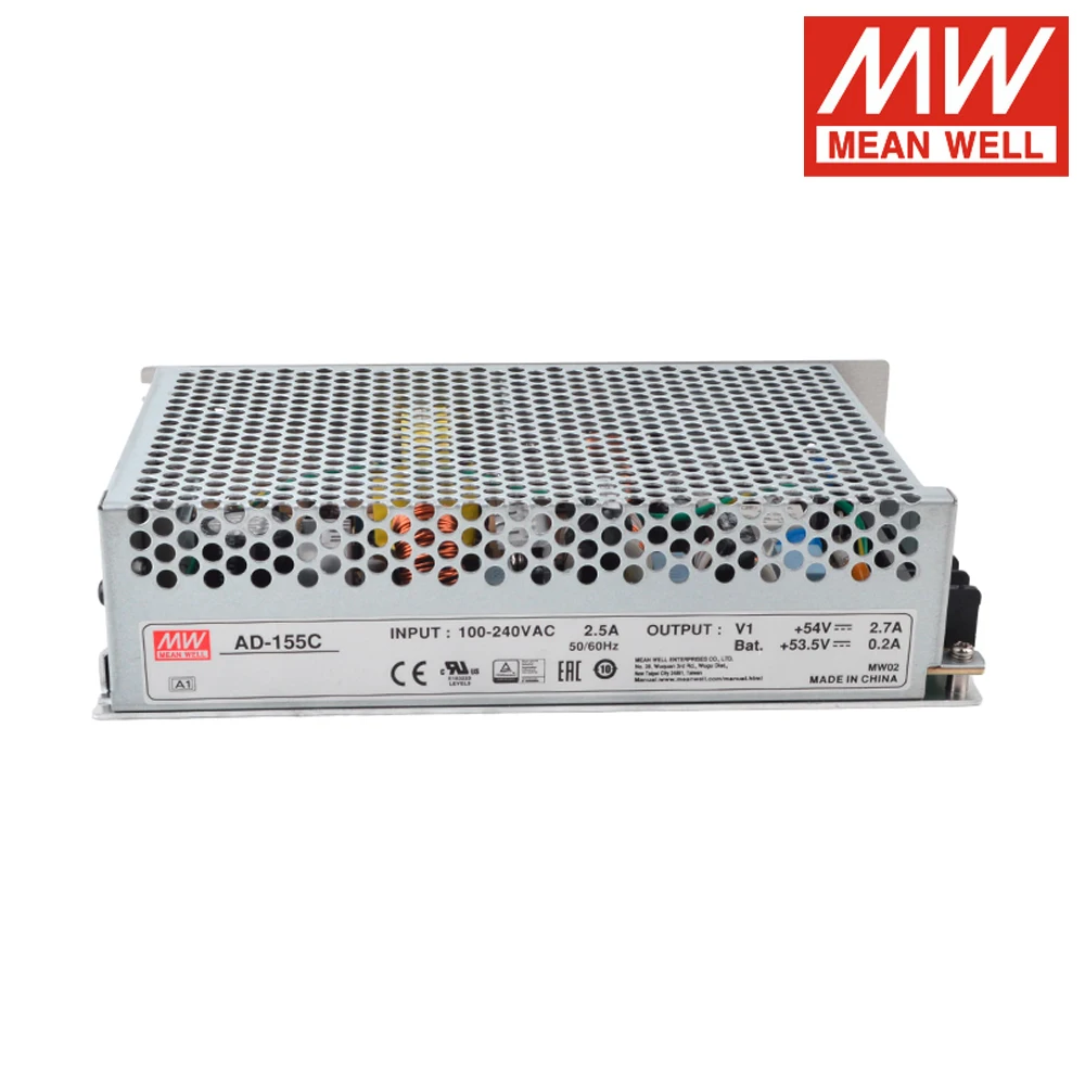 

MEAN WELL AD-155C 54V 2.7A 155W Switching Power Supply Battery Charger UPS Function Uninterrupted Power Supply