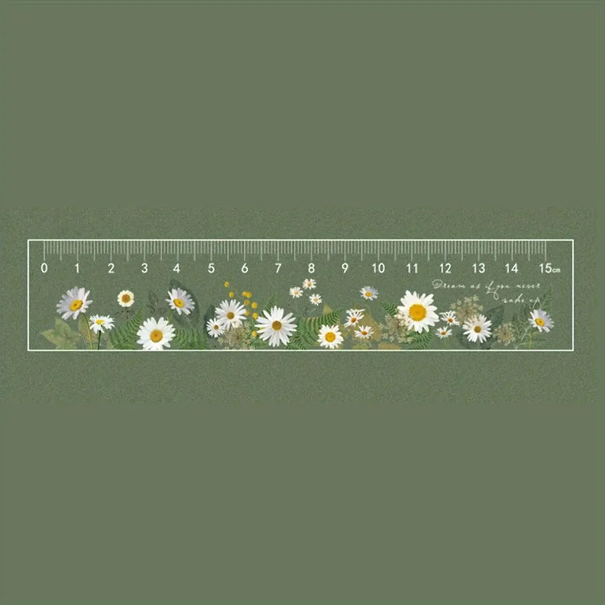 센티미터 단위의 투명 아크릴 15cm 학교 자 - 내구성이 뛰어나고 읽기 쉽습니다.