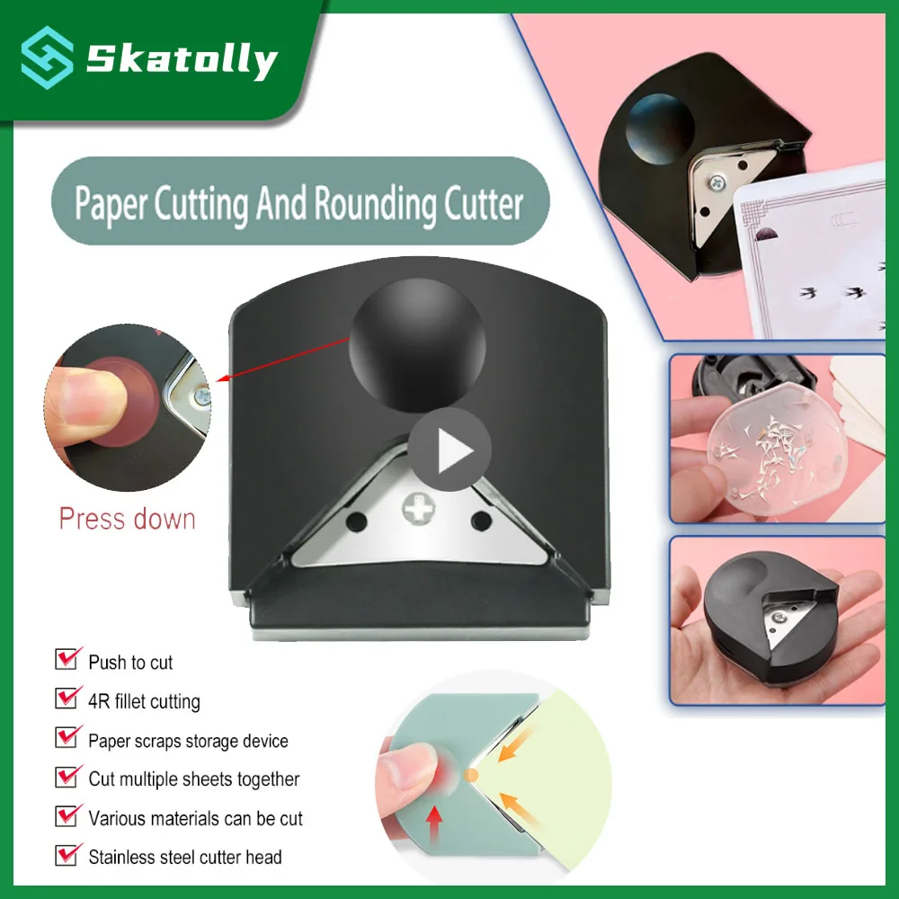

Paper Cutting Rounding Cutter For Cards Cutting Plastic Film Business Card Chamferer Corner Cutt DIY Craft Scrapbooking Tools