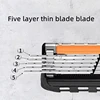 Xiaomi Men Manual Razor Five Layer Shaver Blade Men's Shaving Set Knife With Replaceable Blades 5 Blade Hair Removal 2