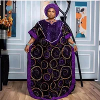 Sequin Africa Clothing Gowns African Dresses for Women Muslim Fashion Boubou Dashiki Ankara Outfits Evening Dubai Kaftan Abaya 5
