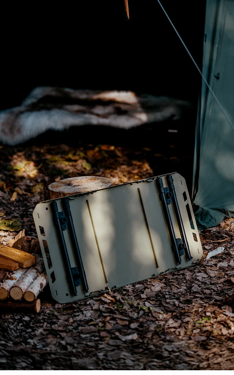 Naturehike 2025, neuer IGT-Campingtisch, hängender Laternenstange, Klapptisch, höhenverstellbar, hohe Belastung, Picknick-Lichttisch im Freien – Detail 8