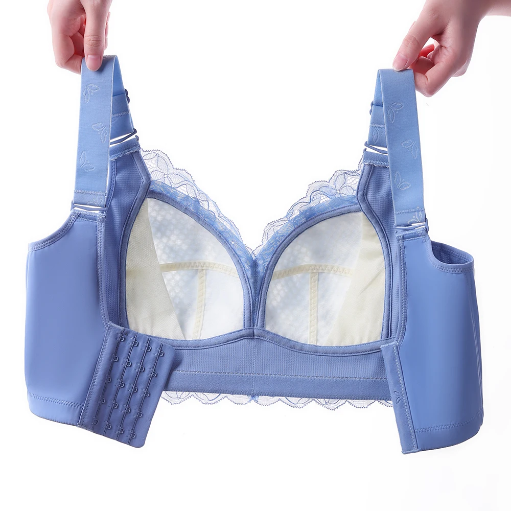Woman's Lace Bras Push Up Minimizer Bra Wireless Sexy Lingerie Thin Cup Female Underwear B C D E Cup