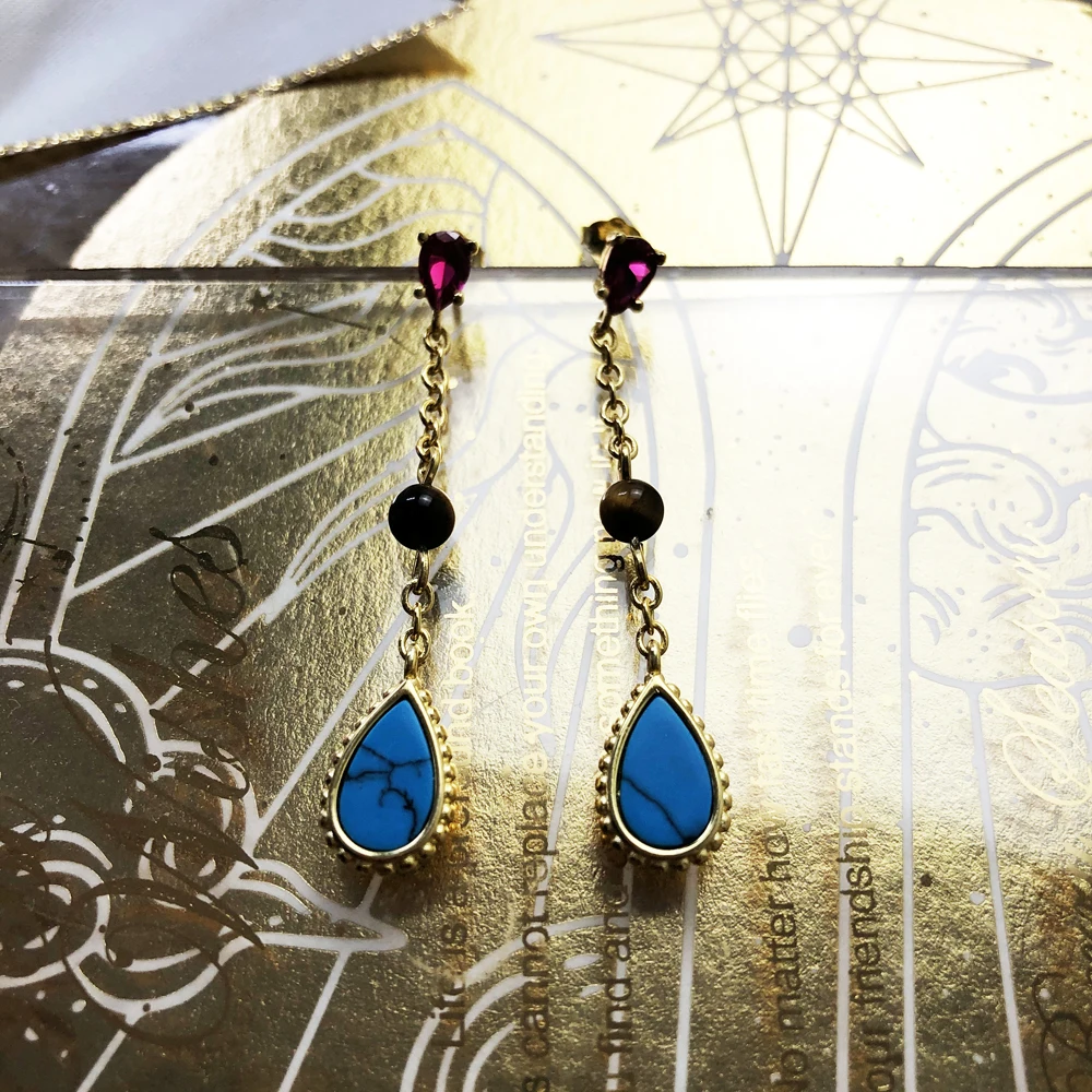 Tropfenohrringe mit Skarabäus-Motiv, Wassersternflügel, edler Schmuck, Vintage, für Damen, Herbst, neues Glücksgeschenk, massives 925er-Sterlingsilber – Detail 17