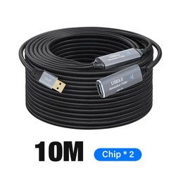 High - Speed USB 3.0 Extension Cable with Signal Booster - A Male to A Female for Enhanced Connectivity (10m)