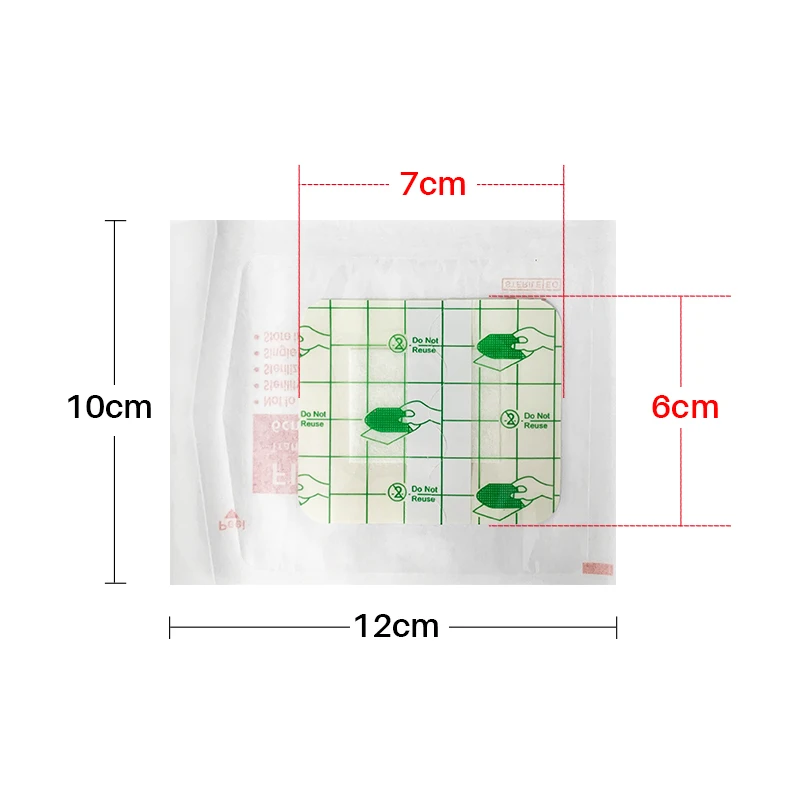 10pcs Professional Waterproof Band Aid Wound Bandage Sterile Hemostatic Plaster Medical Bandage Gauze Adhesive Tape Patch A1562