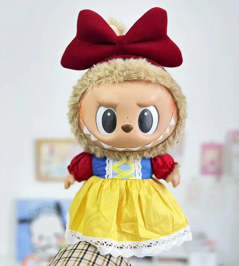 thumbnail image 1 of Muñeca colgante Labubu Only Clothes Time To Chill de 38 cm, ropa de monstruo macarrón, accesorios de relleno de tela, regalo para niña hecho a mano, 1 of 5