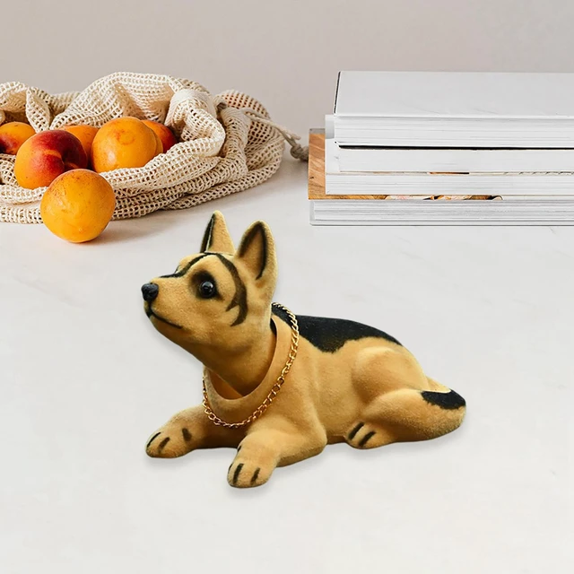 Cute Dashboard Head Dogs Figurine Shaking Head Dog Nodding Dog For Car  Interior Dashboard Ornament - Ornaments - AliExpress
