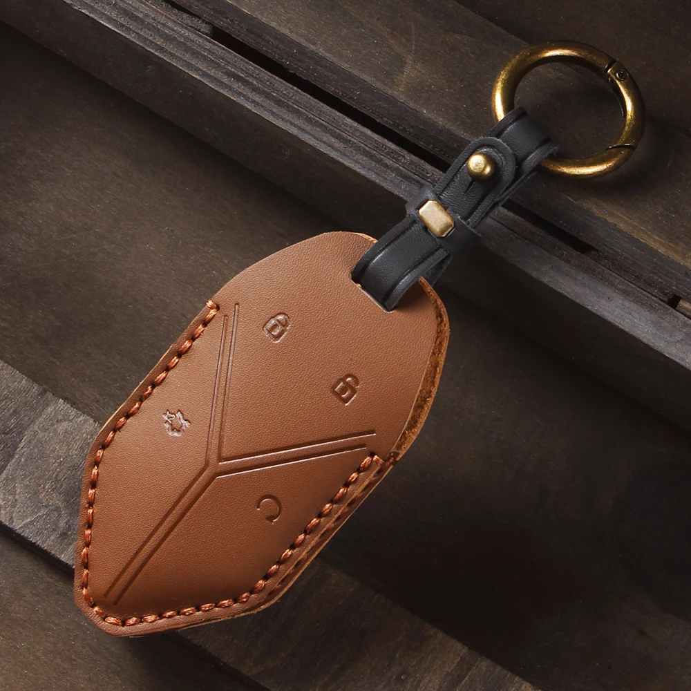 Premium Alcantara Suede Leather Car Key Case - Luxury Protector Accessories
