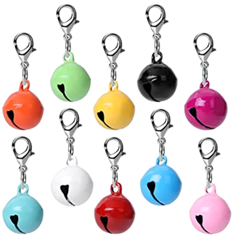 

10pcs Pet Collar Bell Charms Cat Collars Hanging Bells Pet Collar Decorations