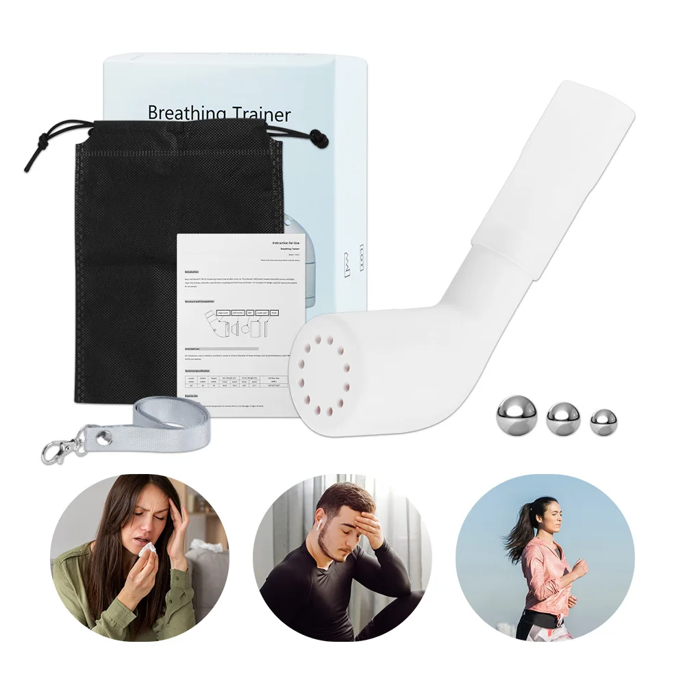 

Дыхательный тренажер, устройство для тренировки мышц выдоха, усилитель легких, удаление слизи и Упражнение легких, дыхательные упражнения