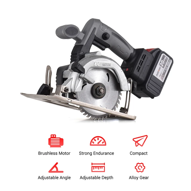 20-Volt Max Lithium-Ion Cordless 5-1/2 Circular Saw Powerful High Torque Motor