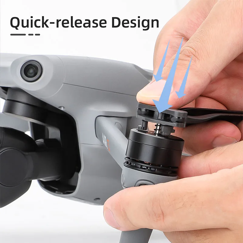 Jeu de 8 hélices de rechange pour DJI Air 3, CW et CCW, prêtes à l'emploi.