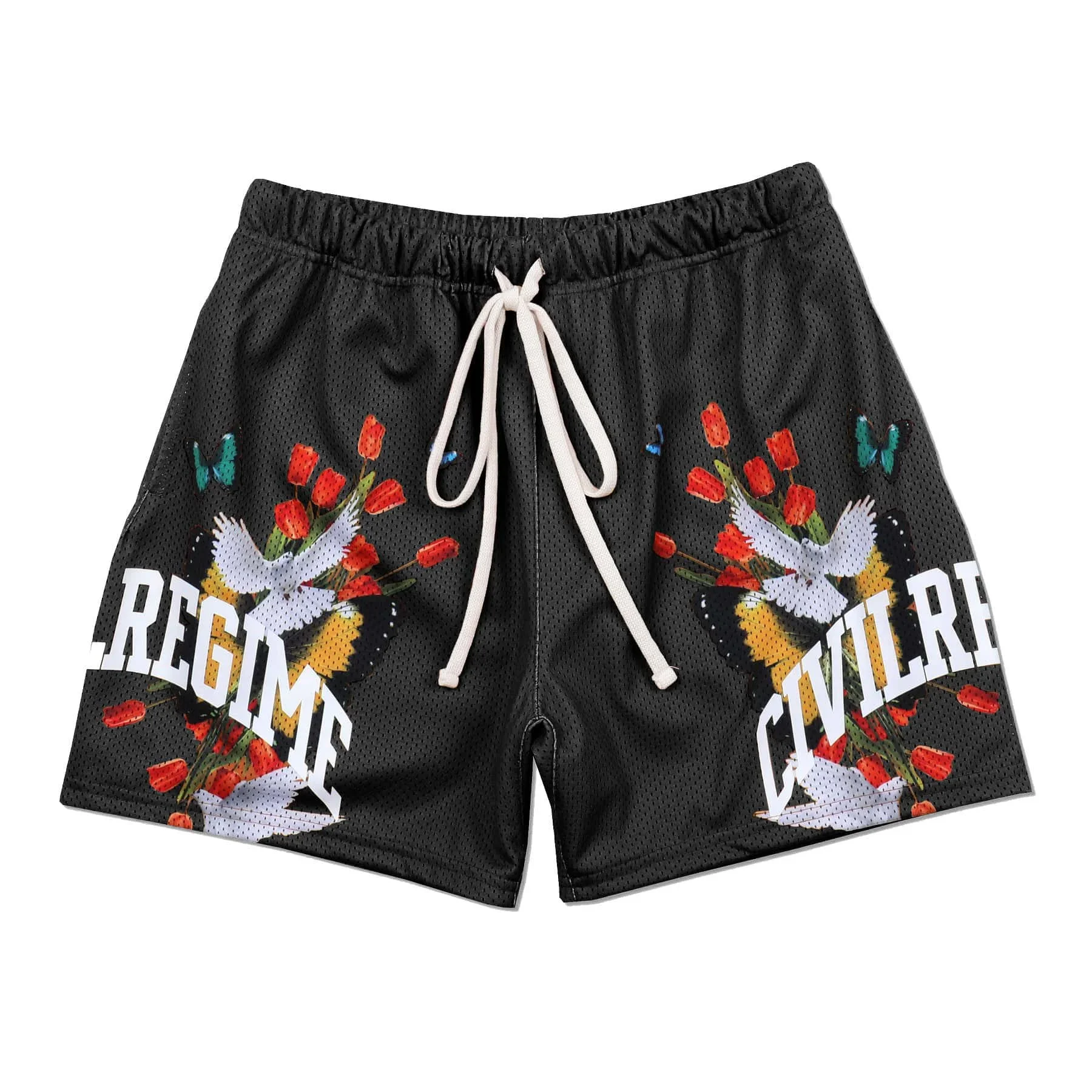 New Fashion High Street Trend Shorts Quick-Drying 3D Printing Men's Breathable Sweat Absorbing Comfortable