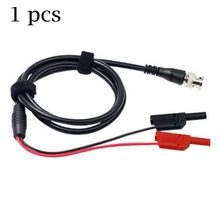 

BNC To 4mm Dual Banana Plug Test Lead Stackable 4MM Banana Plug To BNC Male Test Lead Probe Cable 500V/5A Maltimeter Tools Parts