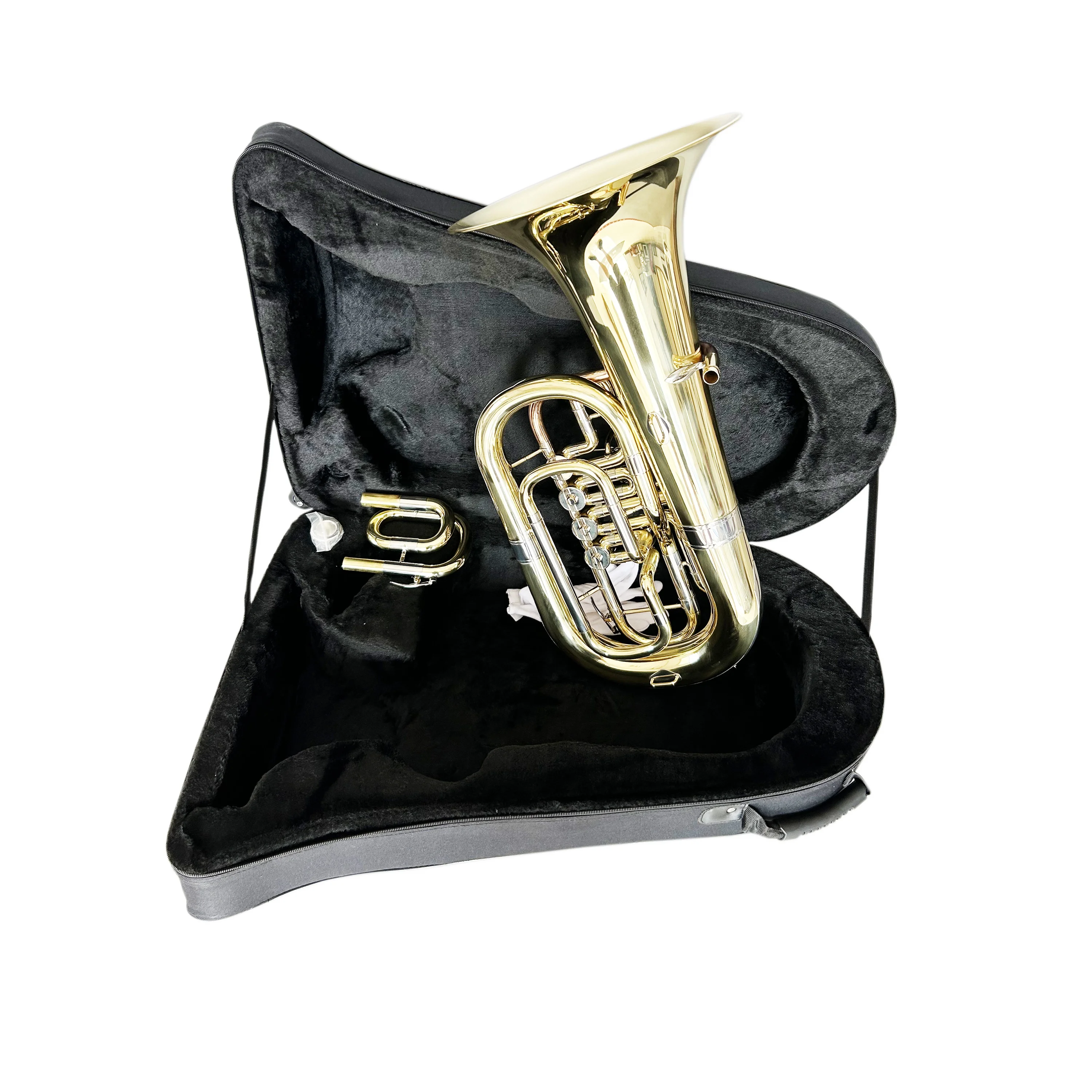 SEAOUSND C/Bb Key Gold 4 Rotary Euphonium JYEP740