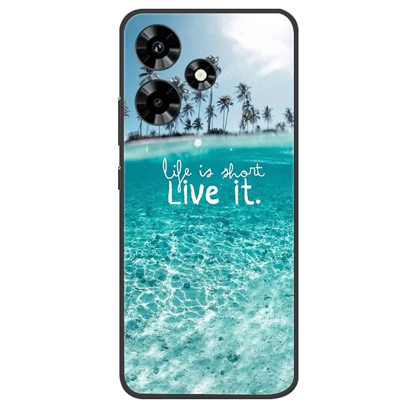 Elegant Black Silicone Butterfly Phone Cover - Soft Protective Bumper Case