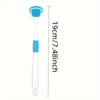 Nettoyeurs de langue en Silicone réutilisables pour adultes et enfants, brosse grattoir lavable, outil de nettoyage de la langue, haleine fraîche, hygiène buccale, 1/4 pièces 5