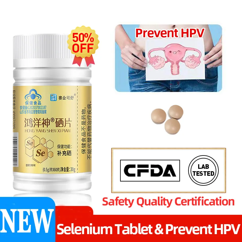 Selenium Supplement 60tablets Prevent Infection HPV Virus Genital Wart