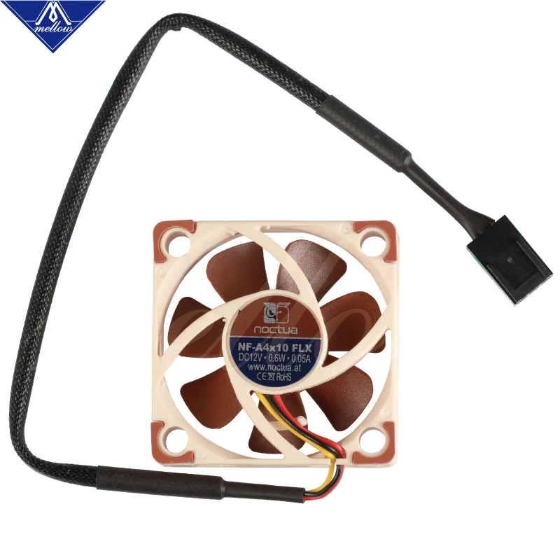 Ventilador de Impressora Nf-a4x10 Flx 5v 12v Ventilador Silencioso Premium 401040x40x10 mm Dissipador de Pinos Noctua3d - Imagem 3