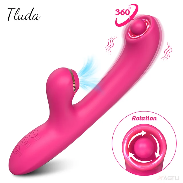Klitoris-Sauger-Vibrator für Frauen, Rotation, G-Punkt, Klitoris-Stimulator, Vagina-Vibrator, weibliche Masturbation, erwachsene Sexspielzeug für Frauen