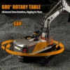 HUINA 1/14 RC Alloy Remote Control Excavator 2.4GHZ 22CH Wireless Remote Control Engineering Vehicle Model Boy Children's Toy 4