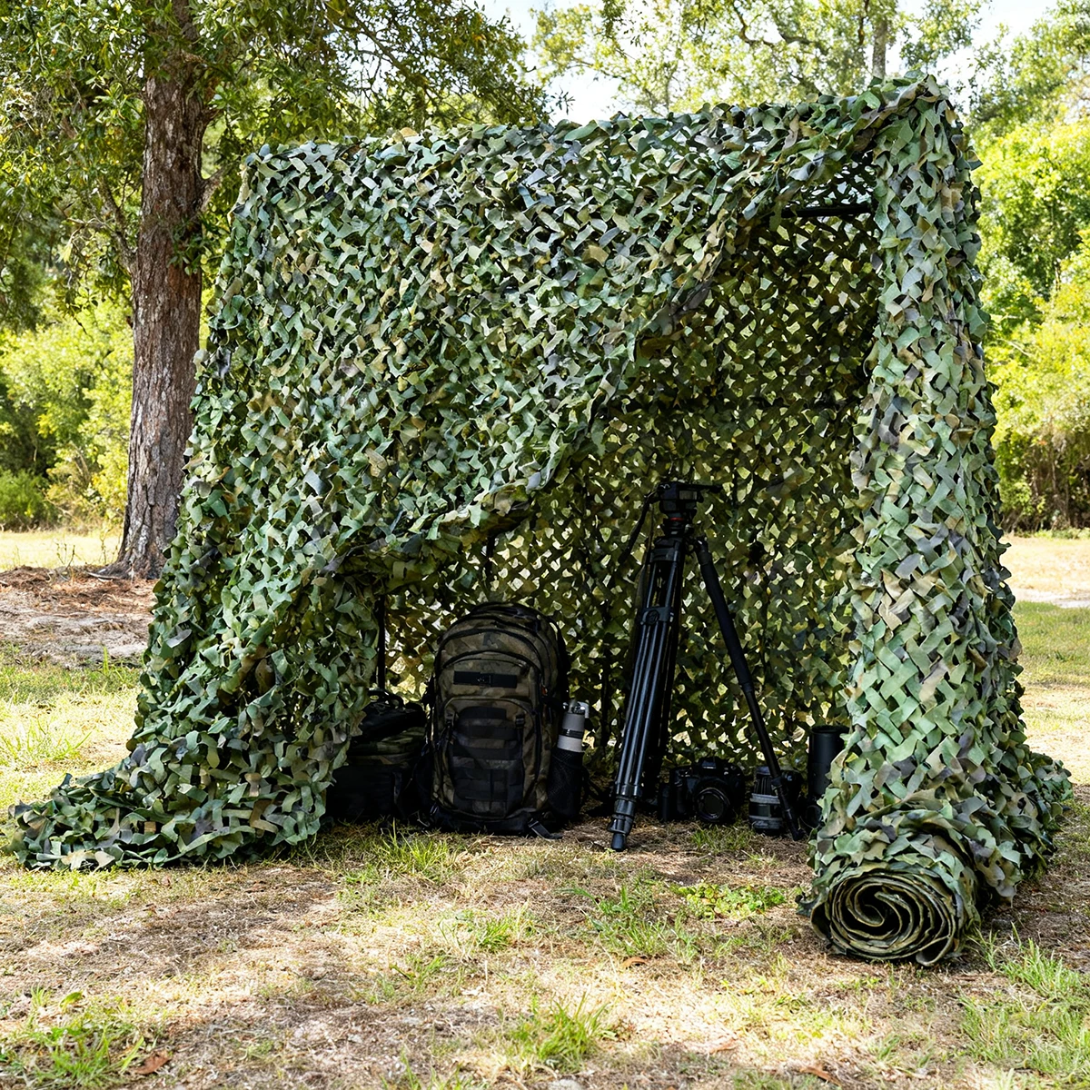  slider image of Outdoor Camouflage Net Shading