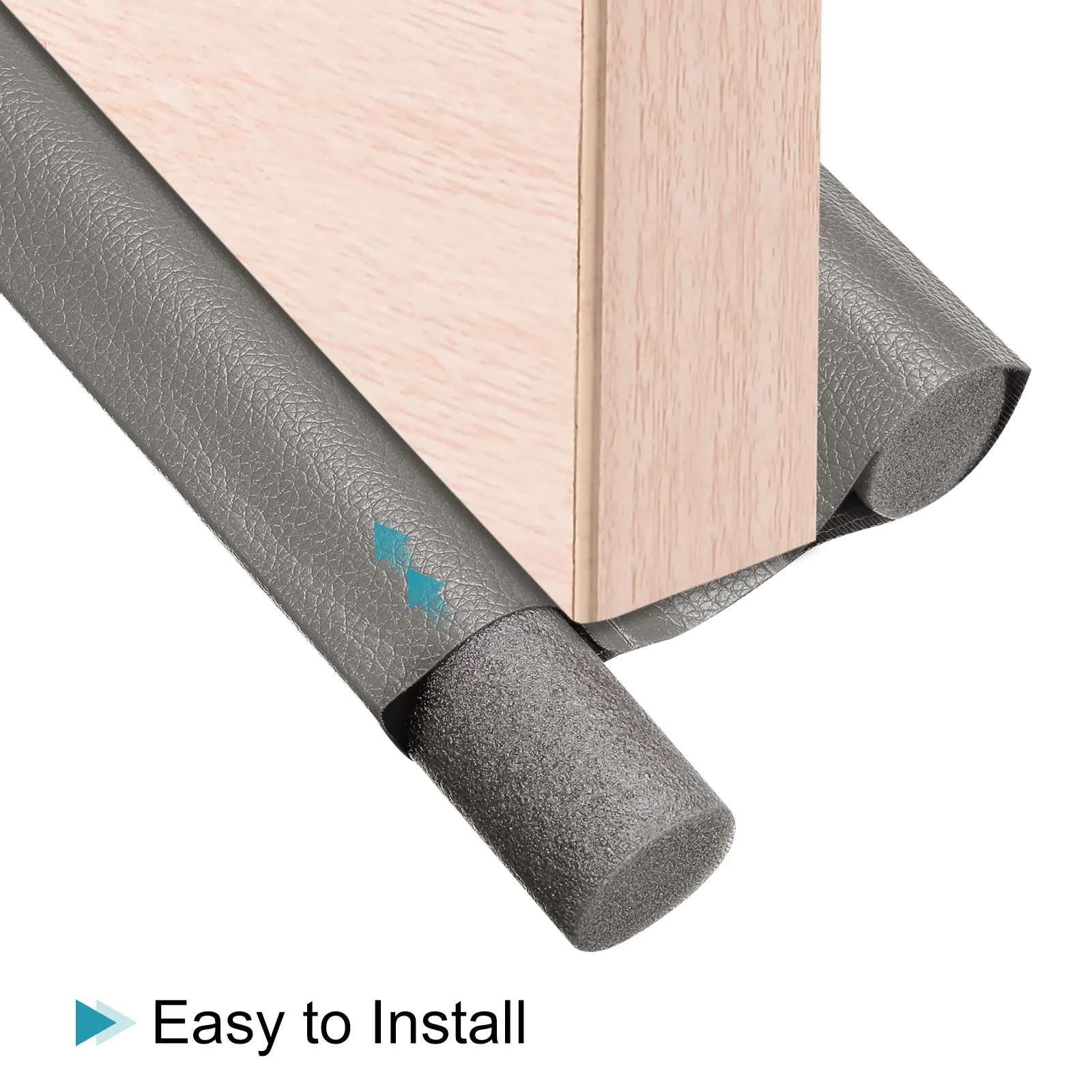 

Under Door Draft Stopper Waterproof Seal Strip Weather Stripping Bottom Wind Sweep Guard Double Protector Doorstop 930mm