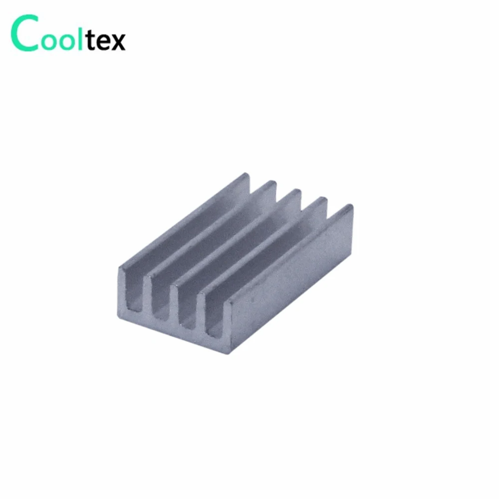 (50 개/몫) 20x11x5mm 알루미늄 방열판 라디에이터 칩 전자 냉각기 냉각