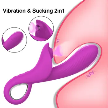 Sucking Vibrator Dildo G-spot Clitoris Stimulator 10*5 Modes Clitoral Clit Sucker Adults Porno Oral Sex Toys for Women Couple 3