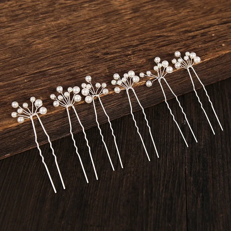 Pearl Bridal Hairpin Hair Clip Wedding Party Bridal Wedding Accessories Jewelry Pin
