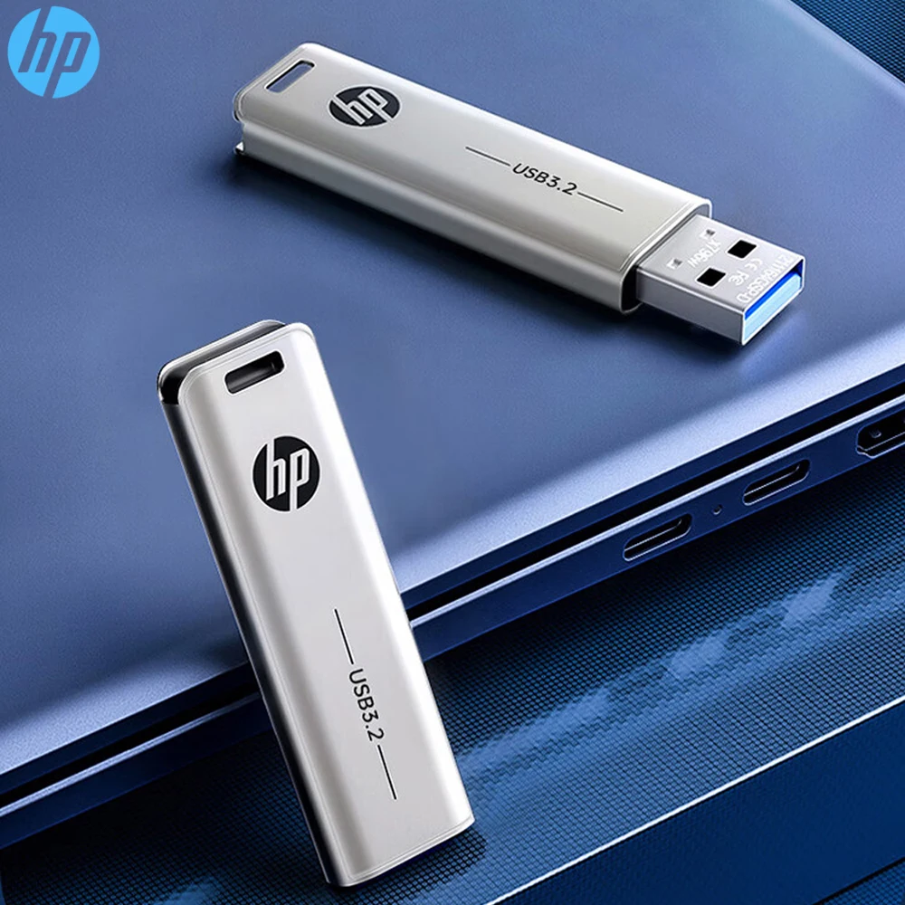 High-Speed Metal USB Flash Drive with Push-Pull Design