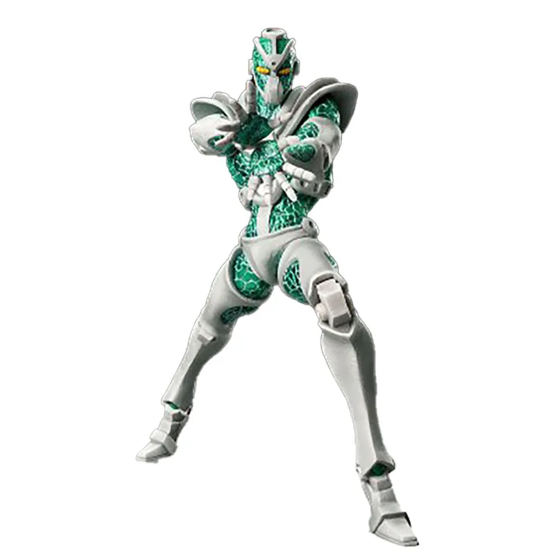 

In Stock Original Genuine MEDICOS-E Heirophant Green JOJO Action Character Animation Character Model Toy Collection Doll Gift