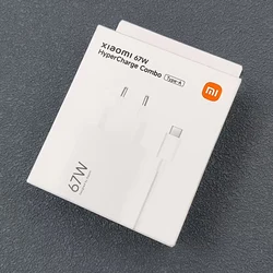 Xiaomi High - Power EU Turbo Fast Charger - 67W Set (White)