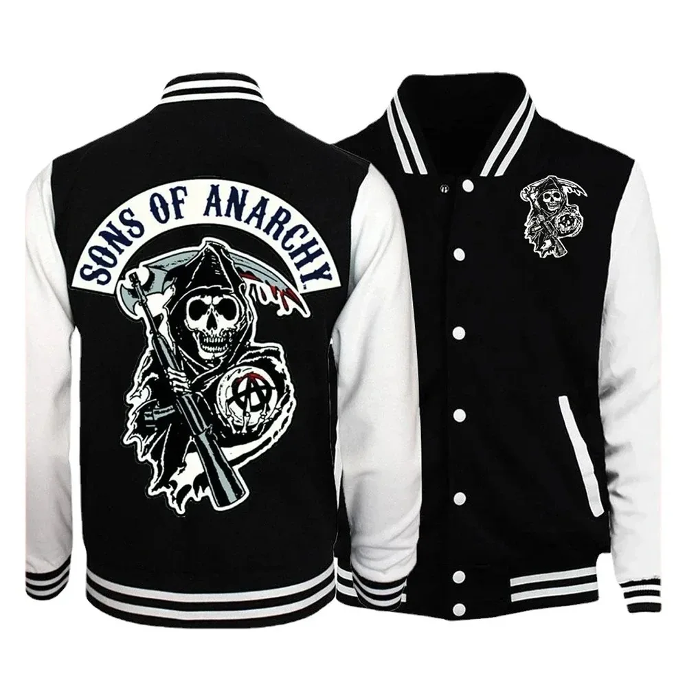 Jaqueta-de-beisebol-Sons-of-Anarchy-para-homens-e-mulheres-casaco ...