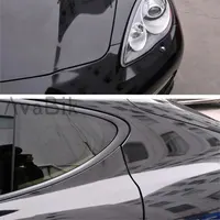 50cm x 1/2/3m Retail Gloss Black Vinyl Car Wrap Film PET Car Body Color Change Stickers DIY Styling Decal With Air Release 5