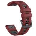 Wine red ink gray
