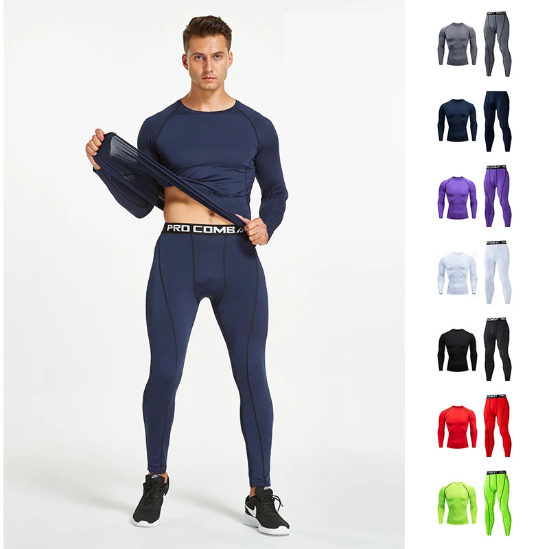 SummerMotorcycleJacketQuickDryMotocrossSuitRunningT-shirtSetWorkoutFitnessBreathableTightLongTops&Pants-AliExpress201355758
