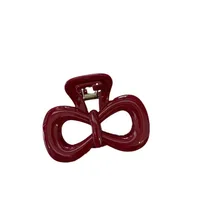 French Red Collection! Large Grip Letters Gold Label Back Head Updo Shark Clip Hair Accessories Headwear Hairpin Hair Claw - Image 5