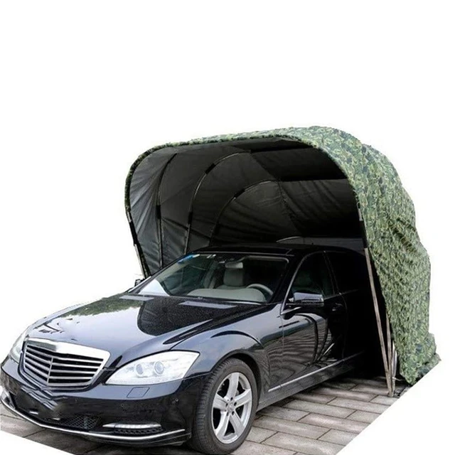 Car Tent Portable Manual Waterproof car House shed Foldable Shelter carport  Parking Canopy Galvanized Steel Retractable Garage - AliExpress