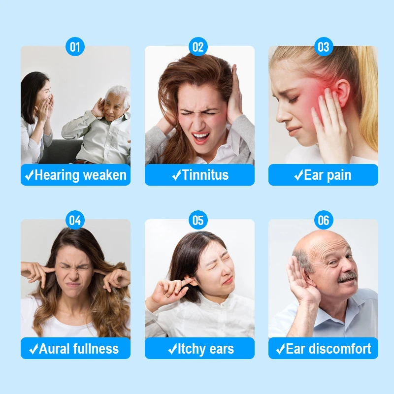 Tinnitus Patch Relaxation Ear Care Auriculotherapy Stickers Prevent Vomiting Improve Listening Ear Pressure Reliever for Flying