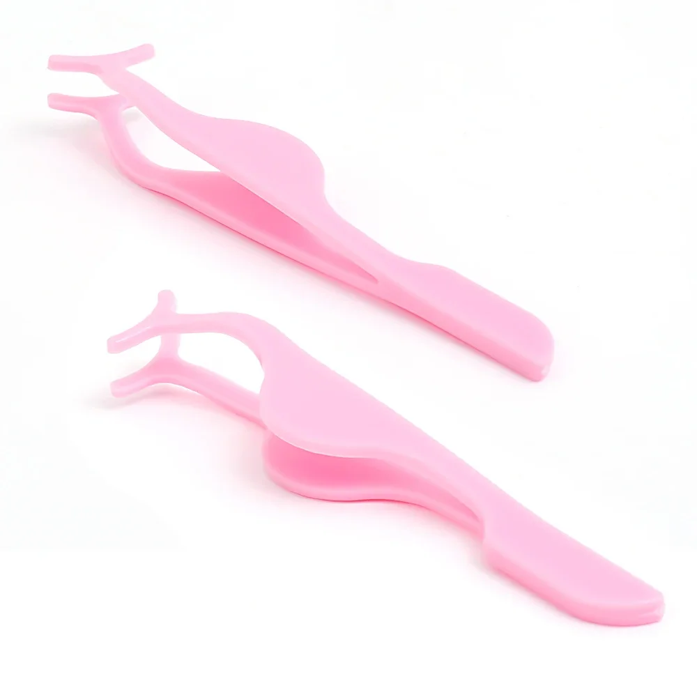Plastic False Eyelash Tweezer Applicator Tool for Makeup