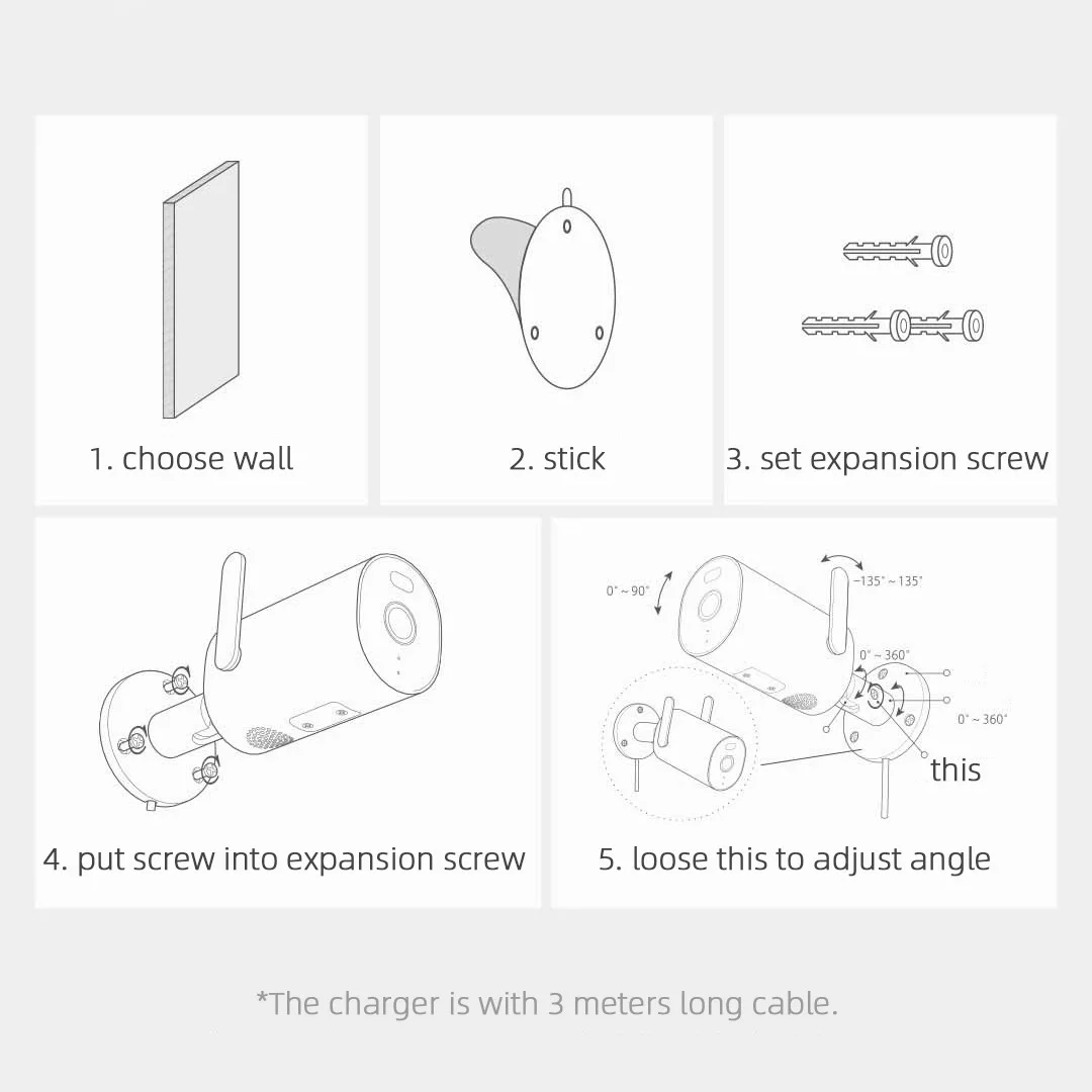Original Xiaomi Aw300 Câmera Ao Ar Livre Impermeável Ip66-30 6060c 2k 3  Megapixel Cor Visão Noturna Duplex Ia Câmera De Detecção Humana - Controle  Remoto Inteligente - AliExpress
